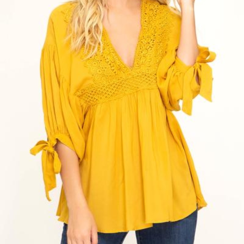 Good Morning Marigold Top